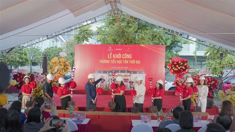 HỆ THỐNG GIÁO DỤC TÂN THỜI ĐẠI KHỞI CÔNG TRƯỜNG TIỂU HỌC PHẦN LAN TẠI TÂY MỖ, HÀ NỘI