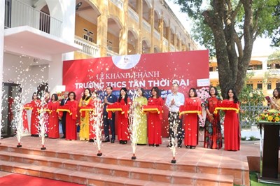HỆ THỐNG GIÁO DỤC TÂN THỜI ĐẠI KHÁNH THÀNH TRƯỜNG THCS TẠI ĐÔNG ANH, HÀ NỘI