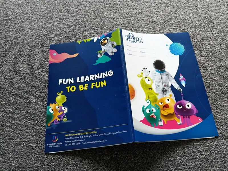 Vở ô ly FAPC cho học sinh Tiểu học